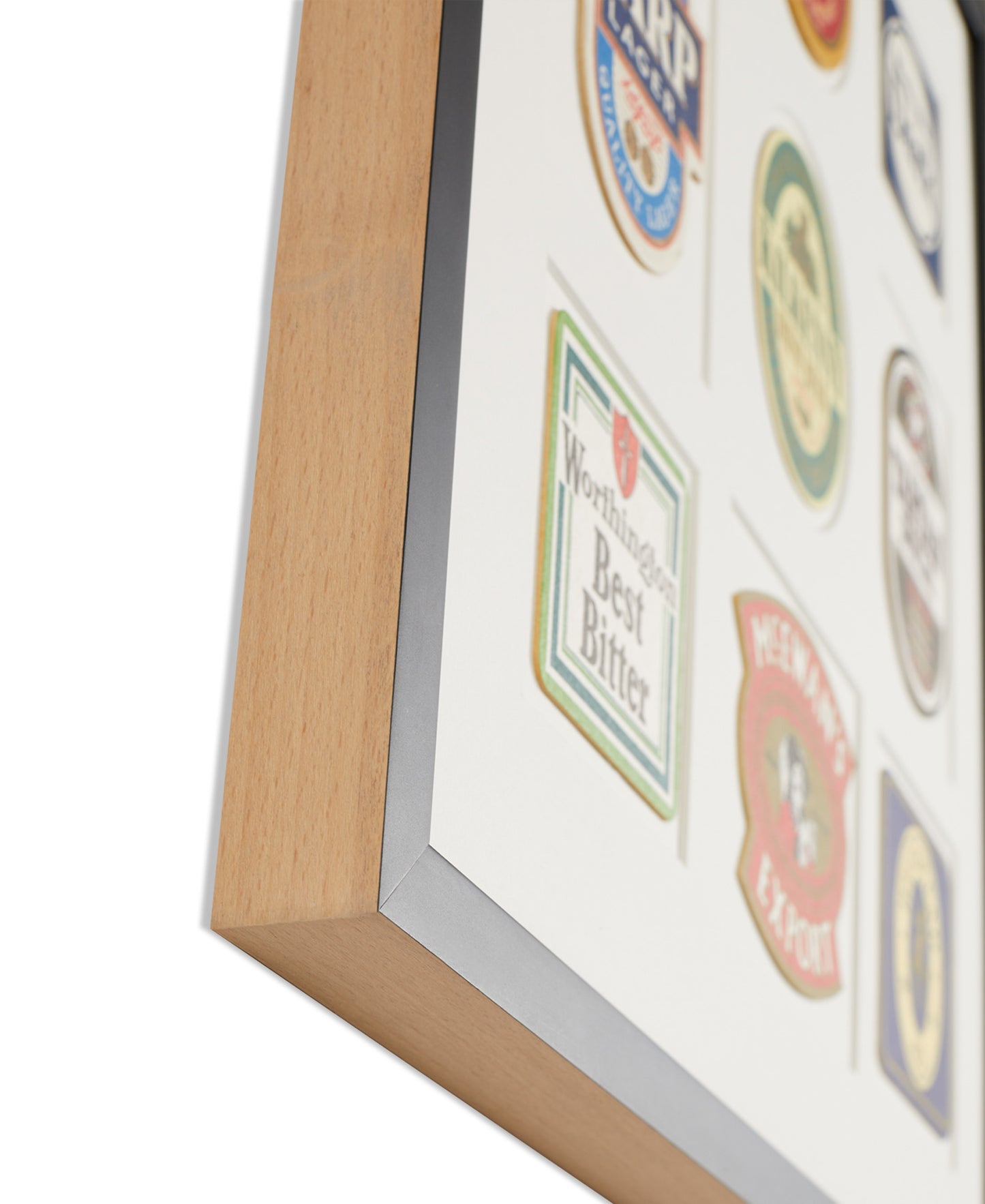 Nine Vintage English Coasters