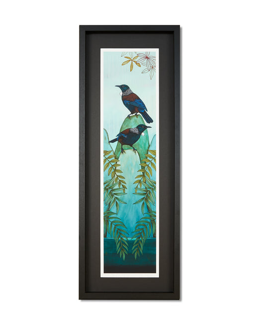 Tui and Fern Mountain by Kathryn Furniss (in black)