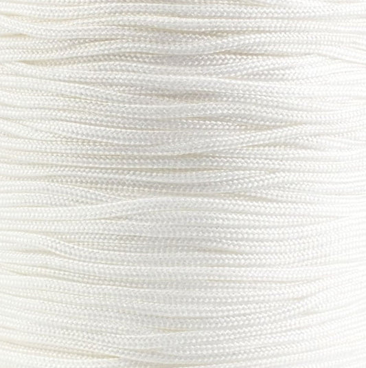 1.5mm Nylon Braid - Flat Whte