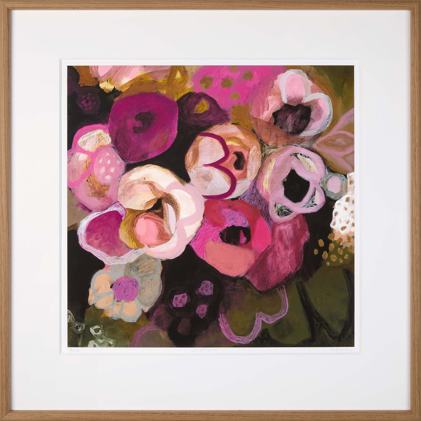 Limited Edition 'Wild Floral' by Kathryn Furniss