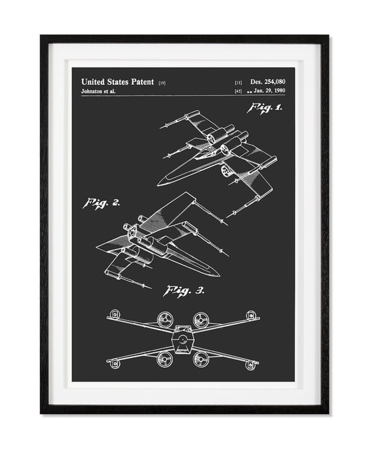 X-WING PATENT  by Vintage Patents